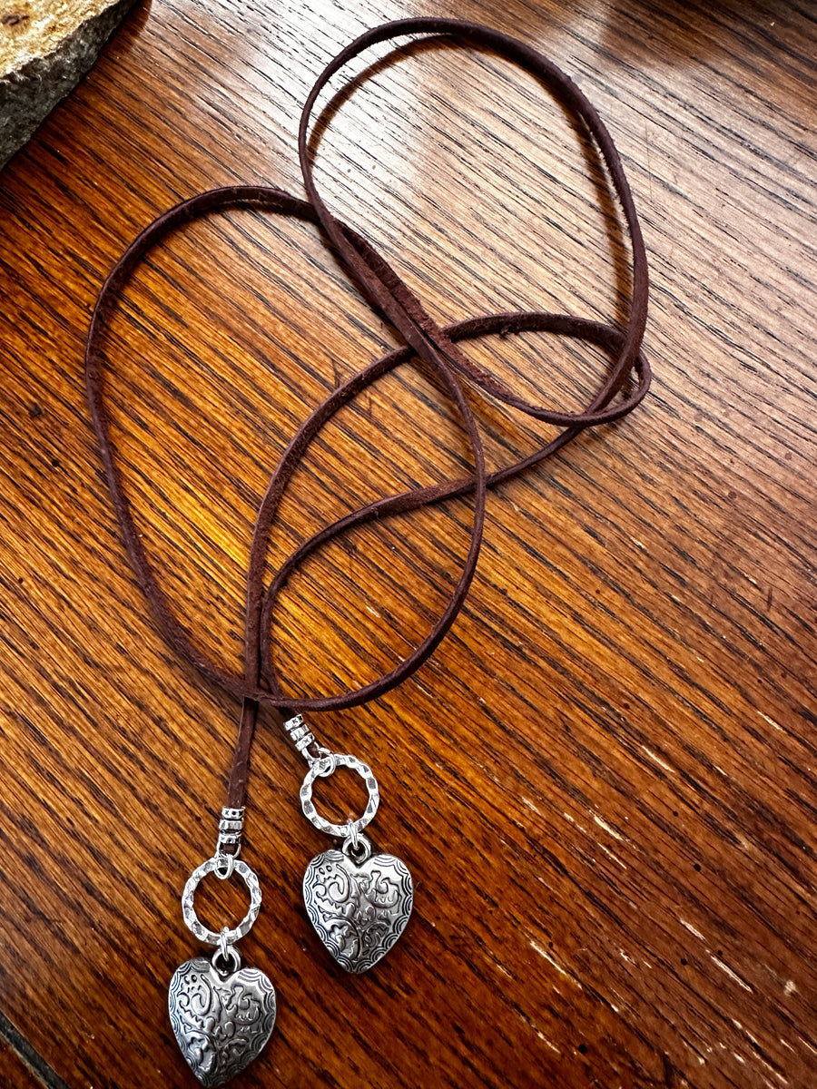 Heart and Leather Lariat