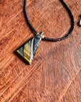 Hawk Eye Pendant Necklace