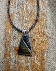 Hawk Eye Pendant Necklace