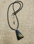 Hawk Eye Pendant Necklace