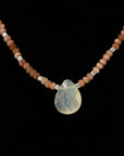 Moon and Sunstone Necklace