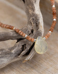 Moon and Sunstone Necklace